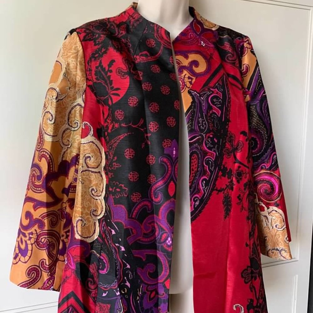 Chico's Festive Multicolor Jacket